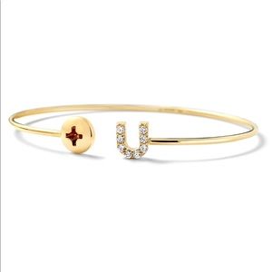 Alison Lou inspired “screw you” bracelet. 14k solid gold and diamonds.